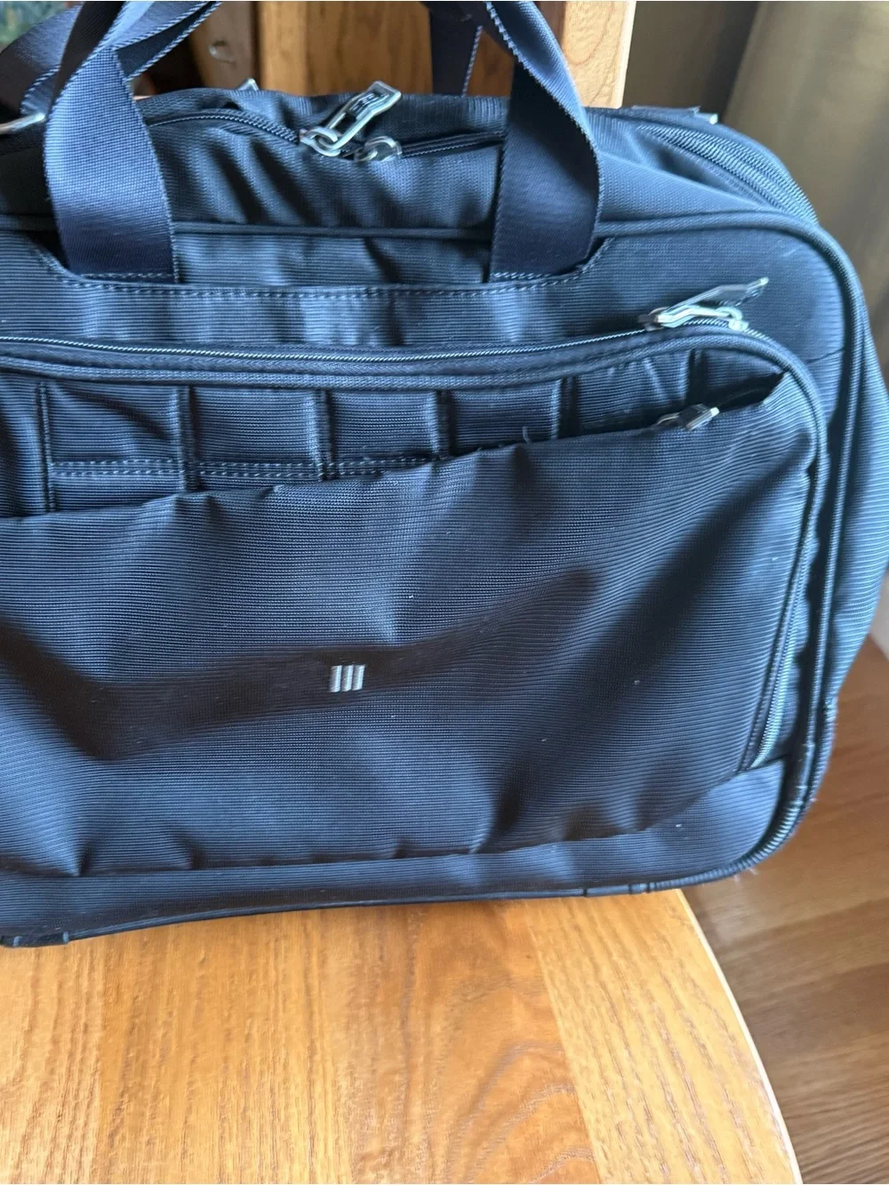 Ohio Men's Black Nylon Laptop/Messenger/Briefcase/Business Bag